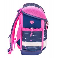 Ранец Belmil Classy - Simple Heart, Сердце, синий/розовый с наполнением 403-13/O/9