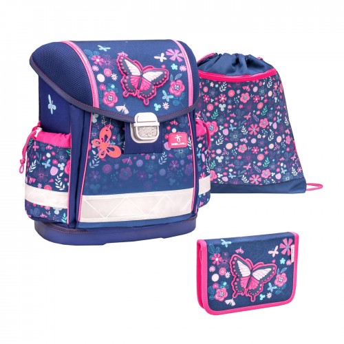 Ранец Belmil Classy - Spring Time Blue 403-13/O/9 SPRING TIME BLUE SET