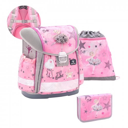 Ранец школьный Belmil Classy 403-13/120 BALLET LIGHT PINK SET