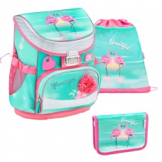 Ранец школьный Belmil Mini-Fit 405-33/45 FLAMINGO LOVE SET