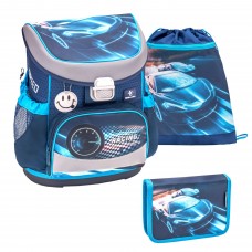 Ранец школьный Belmil Mini-Fit 405-33/48 RACE BLUE 2022 SET