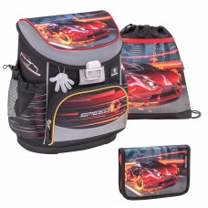 Ранец школьный Belmil Mini-Fit 405-33/55 CRAZY RACE SET