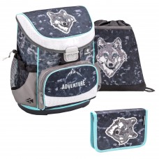 Ранец школьный Belmil Mini-Fit 405-33/955 WOLF 2022 SET