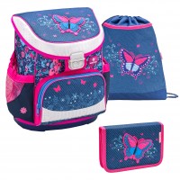 Ранец Belmil Mini-Fit - Butterfly Jeans с наполнением