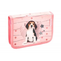 Ранец Belmil Mini-Fit - Lovely Beagle, Щенок, розовый, с наполнением