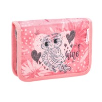 Ранец Belmil Mini-Fit - Owl Silver, Сова, розовый, с наполнением
