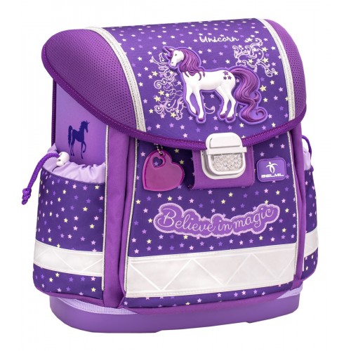 Ранец Belmil Classy - Believe In Magic Purple, Единорог, фиолетовый