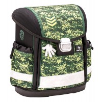 Ранец Belmil Classy - Camouflage Green, зеленый, с наполнением