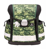 Ранец Belmil Classy - Camouflage Green, зеленый, с наполнением