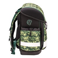 Ранец Belmil Classy - Camouflage Green, зеленый, с наполнением