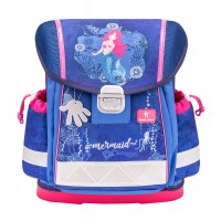Ранец Belmil Classy - Memaid Blue, Русалочка, голубой, с наполнением
