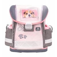 Ранец Belmil Classy - My Sweet Puppy, Щенок, розовый/серый, с наполнением