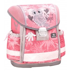 Ранец Belmil Classy - Owl Silver, Сова, розовый
