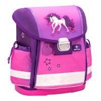 Ранец Belmil Classy - Sparkling Unicorn, Единорог, розовый, с наполнением