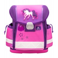 Ранец Belmil Classy - Sparkling Unicorn, Единорог, розовый, с наполнением