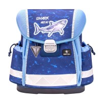 Ранец Belmil Classy - Shark-2, Акула, синий, с наполнением