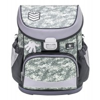 Ранец Belmil Mini-Fit - Camouflage Grey, серый, с наполнением