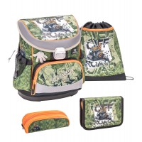 Ранец Belmil Mini-Fit - Extreme Off Road, Мотоцикл, зеленый, с наполнением