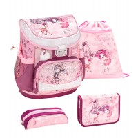 Ранец Belmil Mini-Fit - Fairytale, Фея, розовый, с наполнением