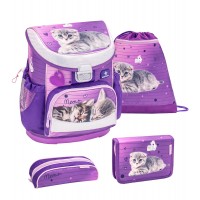 Ранец Belmil Mini-Fit - Little Caty, Котенок, розовый, с наполнением