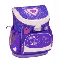 Ранец Belmil Mini-Fit - Love Purple, Сердце, фиолетовый, с наполнением