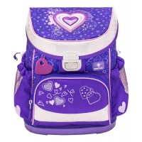 Ранец Belmil Mini-Fit - Love Purple, Сердце, фиолетовый