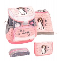 Ранец Belmil Mini-Fit - Lovely Beagle, Щенок, розовый, с наполнением