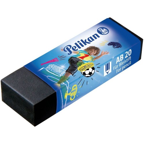 Ластик Pelikan чёрного цвета, мальчик
