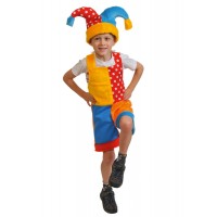 Карнавальный костюм Карнавалофф - Плюш. Скоморох, размер 92-122см Карнавальный костюм Карнавалофф - Плюш. Скоморох, размер 92-122см