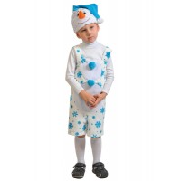 Карнавальный костюм Карнавалофф - Плюш. Снеговичок, размер 92-122см Карнавальный костюм Карнавалофф - Плюш. Снеговичок, размер 92-122см